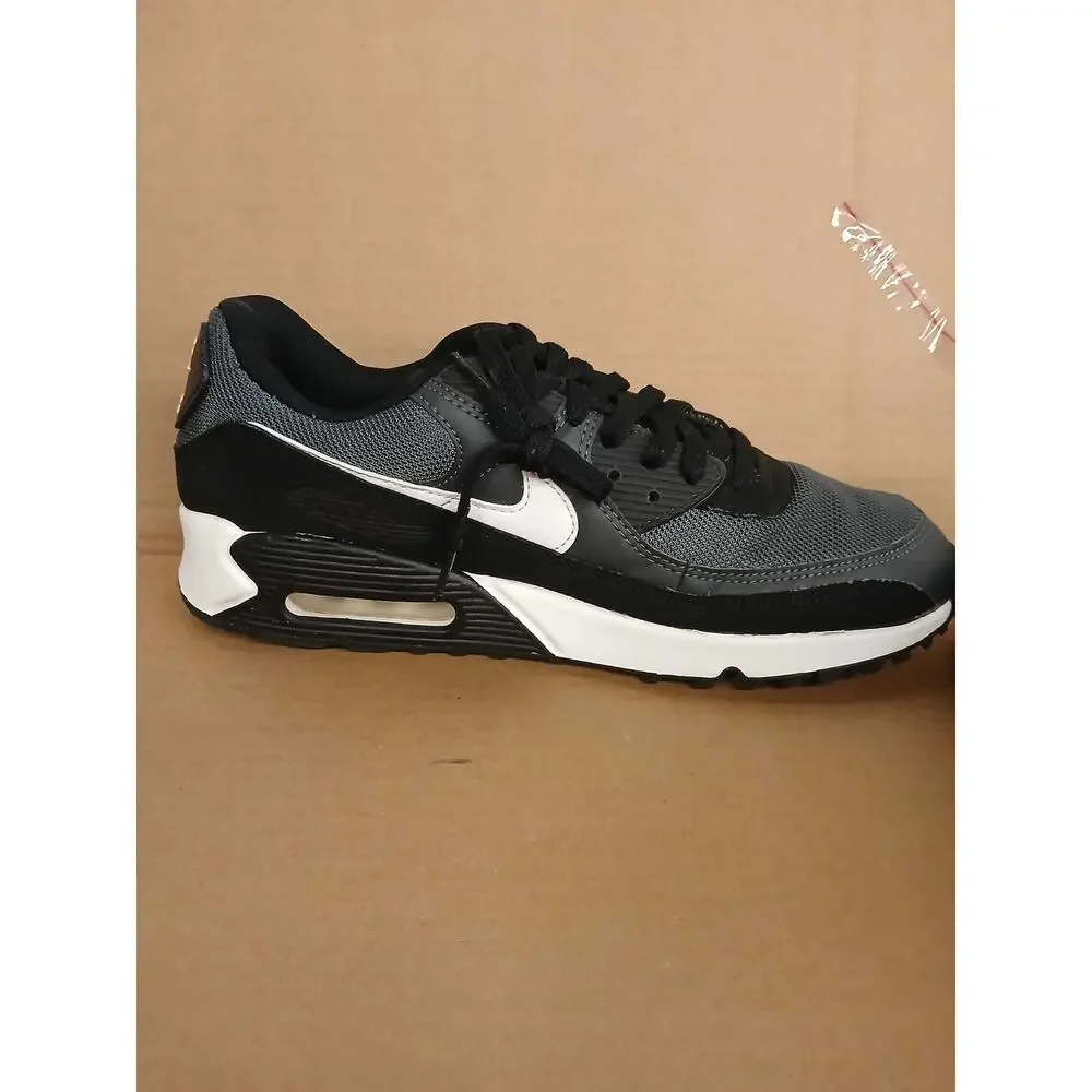 USED Nike Air Max 90, Men's Running Shoes, Iron Grey/White/Black-SZ 12